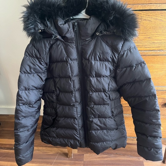 The North Face Jackets & Blazers - Women's Black Puffer Jacket with Faux Fur Hood